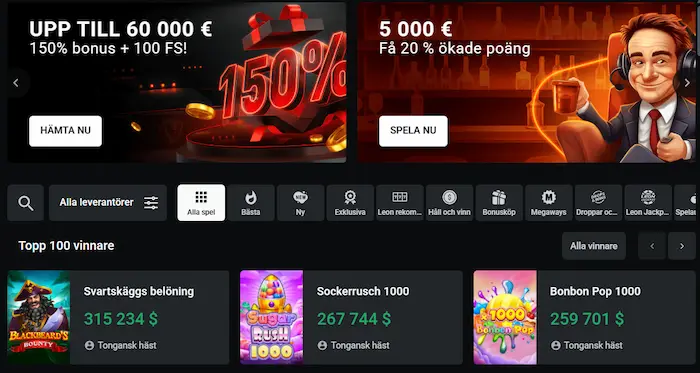 Leon Casino bonus